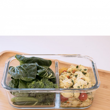 Contenant verre rectangle 650 ml 2