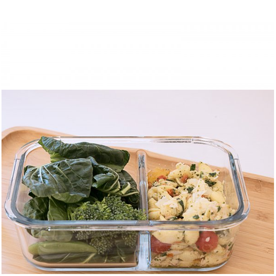 Contenant verre rectangle 1500 ml