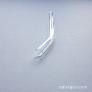 Paille courbe courte - standard - La Transparente