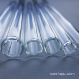 Paille en verre courbe - longue - smoothie . La Transparente