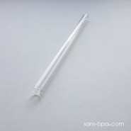 Paille en verre droite - longue - smoothie . La Transparente