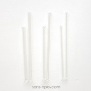 Paille en verre droite - longue - smoothie . La Transparente