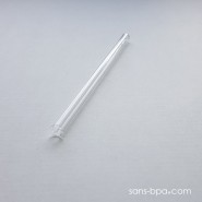 Paille en verre droite - courte - standard . La Transparente