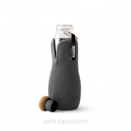 Bouteille filtrante Verre 650ml EAU GOOD VERRE - Black