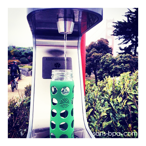 Gourde verre 650 ml CLASSIC - Poppy