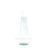 Paille en verre droite - courte - smoothie . La Transparente