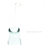 Paille en verre droite - longue - smoothie . La Transparente