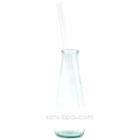 Paille en verre droite - longue - standard . La Transparente