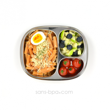 Plateau inox 3 parts - Kids 2