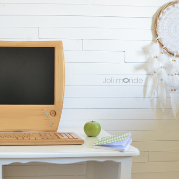 Clavier & souris sans fils en bambou