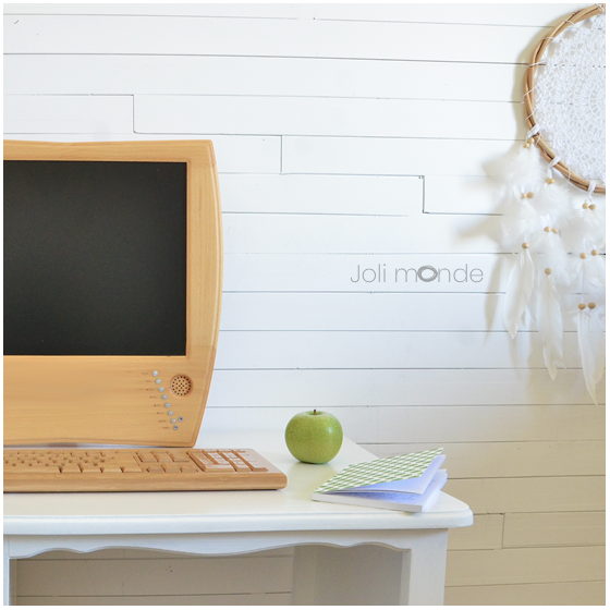 Clavier & souris sans fils en bambou