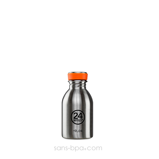 Mini gourde 250 ml URBAN - INOX