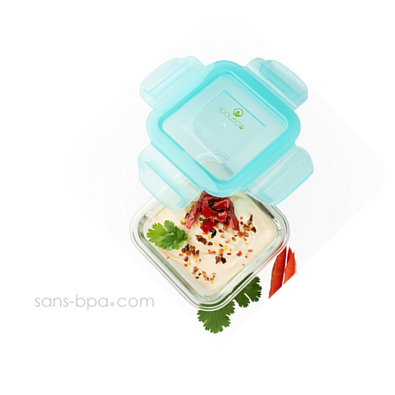 Ensemble 3 contenant verre Snack Cube 150ml