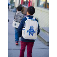 Cartable maternelle lin enduit Squale