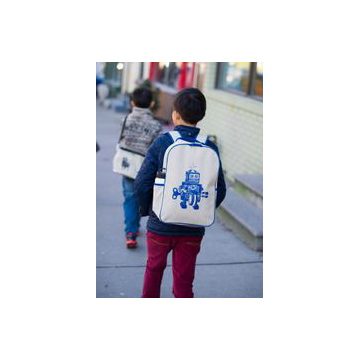 Cartable maternelle lin enduit Squale 2