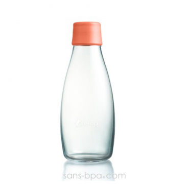 Gourde verre 800 ml - PÉTROLE