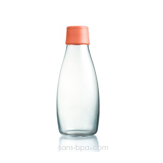 Gourde verre 800 ml - PÉTROLE