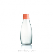 Gourde verre 300 ml ORANGE