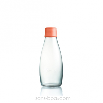 Gourde verre 300 ml ORANGE
