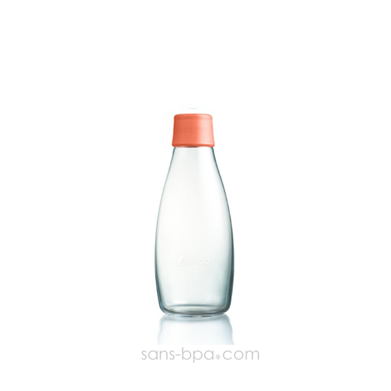 Gourde verre 300 ml ORANGE