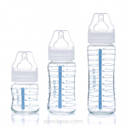 Biberon verre 330ml - Silicone