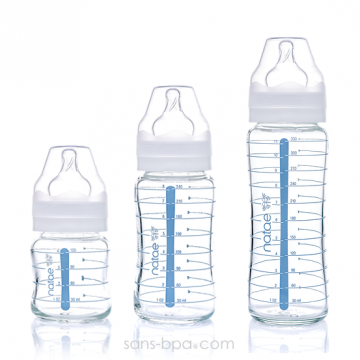 Biberon verre 240ml - Silicone 2