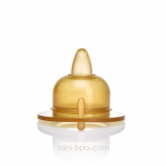 2 tétines caoutchouc 0-6mois