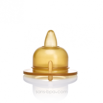 2 tétines caoutchouc 0-6mois