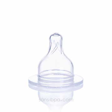 2 tétines silicone 0-6mois - NATAE
