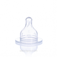 2 tétines silicone 0-6mois