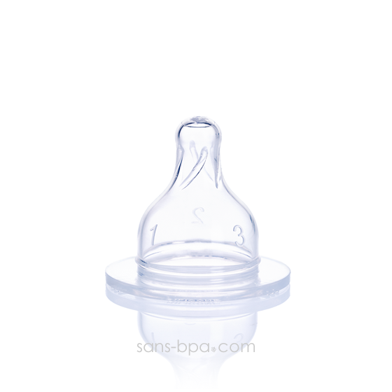 2 tétines silicone 0-6mois