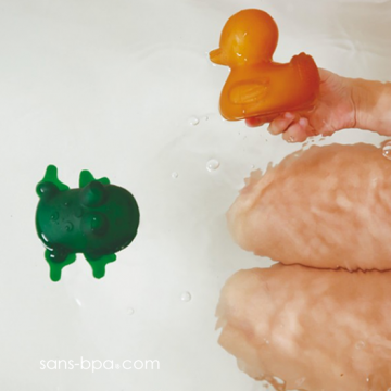 Jeu de bain caoutchouc GREEN FRED 2