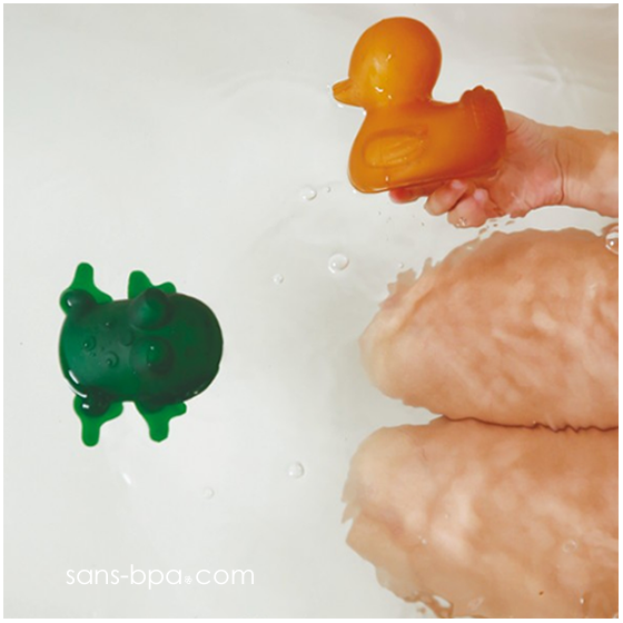 Jeu de bain caoutchouc GREEN FRED