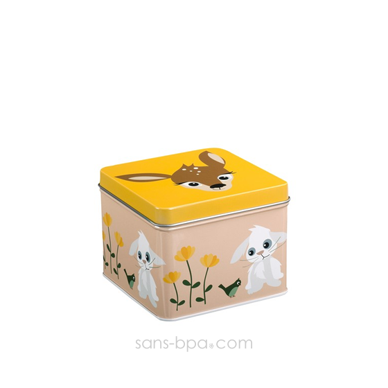 Boite métal cube TRACTEUR