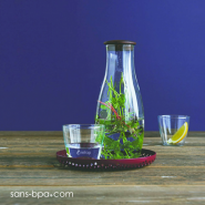 Carafe verre 1200 ml - Green