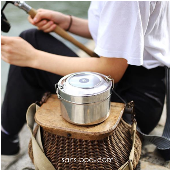 Boite repas isotherme 100% inox - 850 ml