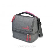Sac isotherme - Gris / Rose