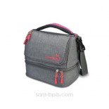 Sac isotherme - Gris / Rose