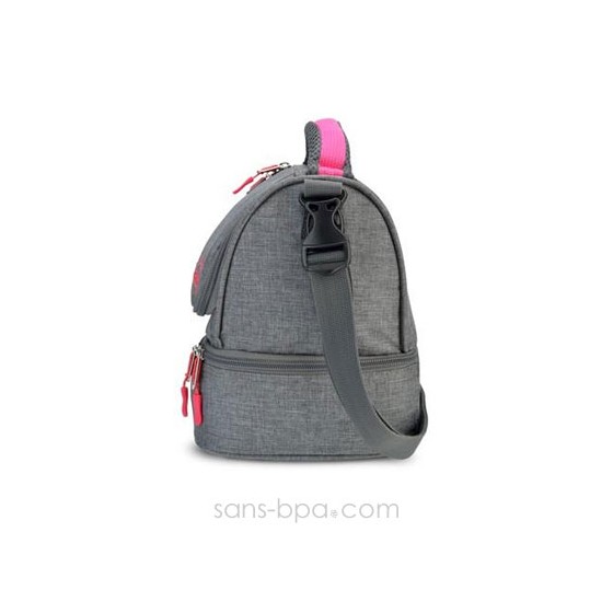 Sac isotherme - Gris / Rose