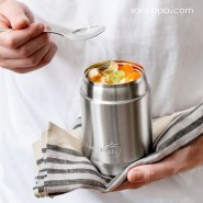 Boite repas isotherme 350 ml GRIS