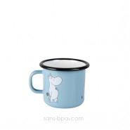 Assiette fer émaillé - Moomin Bleu