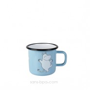 Assiette fer émaillé - Moomin Bleu
