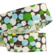 Attache sucette ROUGE A POIS