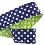 Attache serviette & doudou - ROSE A POIS