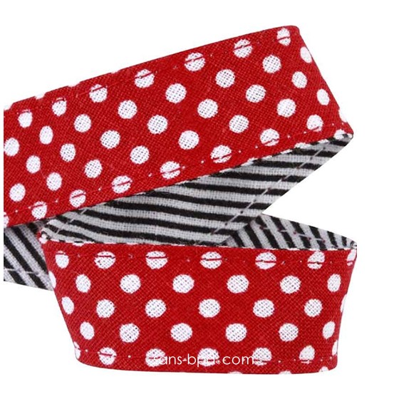 Attache serviette & doudou - MARINE A POIS