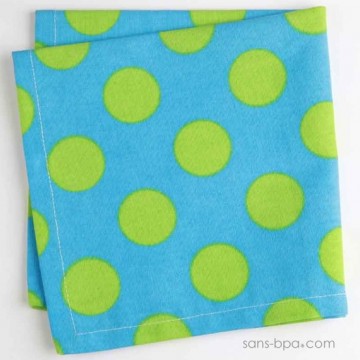 Attache serviette & doudou - BEIGE FLEURI 2