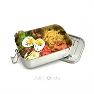Boite inox La Rectangle Étanche 1600ml