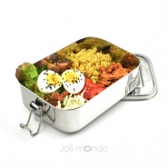 Boite inox La Rectangle Étanche 1600ml