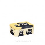 Boite métal rectangle OURSON JAUNE