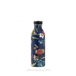 Gourde inox 500 ml URBAN - DENIM BOUQUET